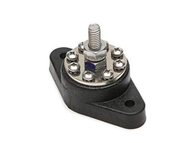 Performance 80115 Black 8-Point Distribution Block
