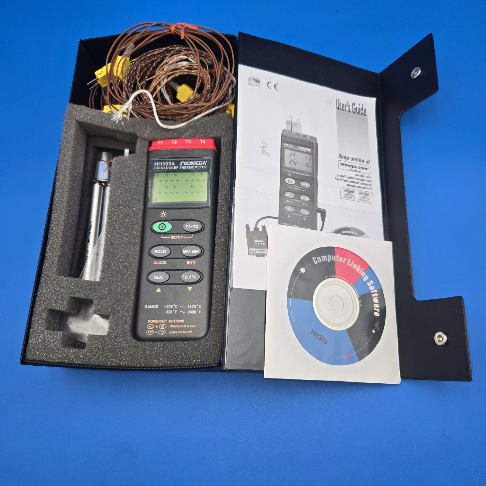 Omega HH309A Data Logger Thermometer