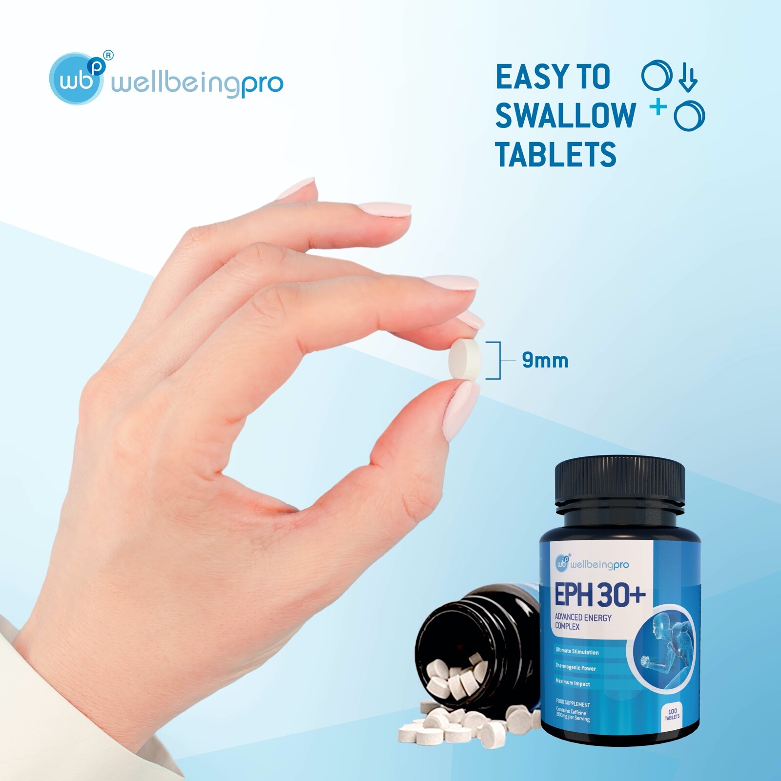 EPH30+ Advanced Energy Tablets Diet Slimming Pills Pre-Workout Ephedrine Free