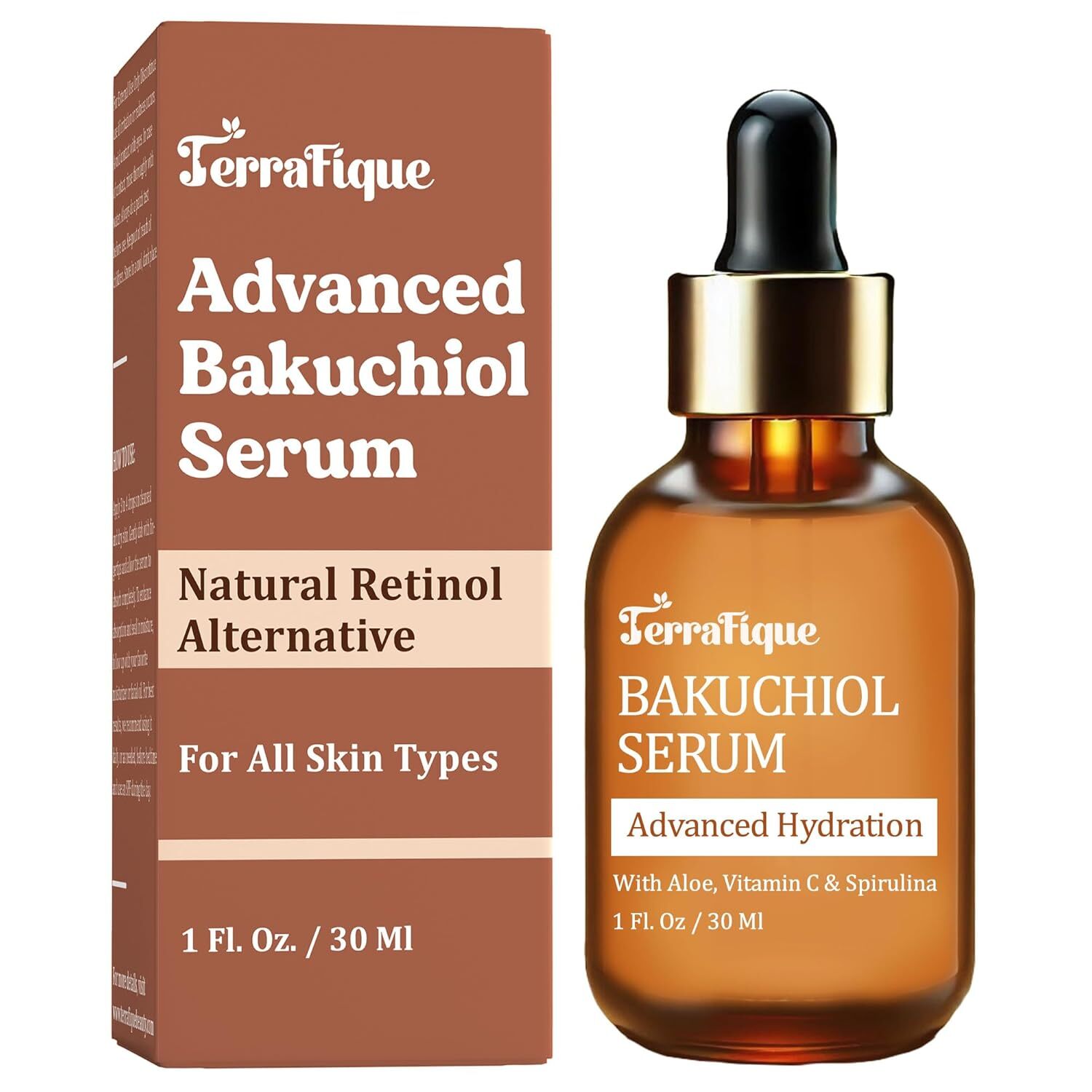 Advanced Bakuchiol Serum - Anti Aging Face Serum With Aloe Vera - 1 fl oz