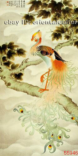 Chinese 100% real natural silk thread,su hand embroidery kits:phenix