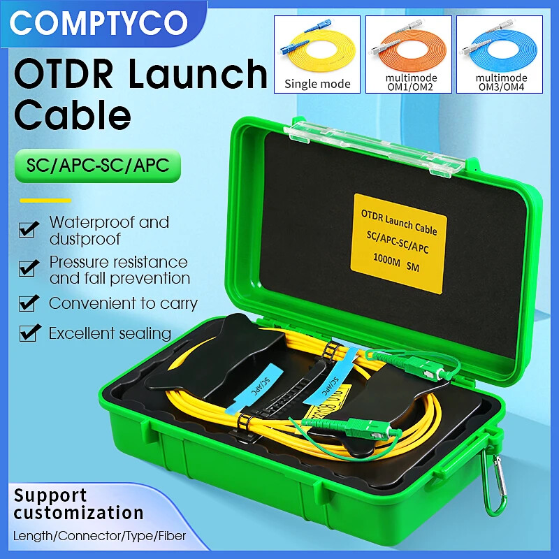 Fiber Optic OTDR Launch Cable 1310/1550nm 150M~2000M OTDR Dead Zone Eliminator