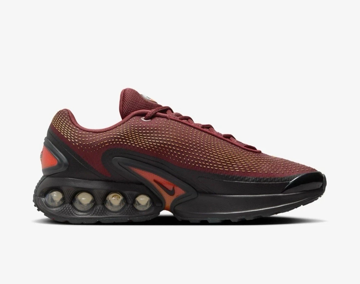 Nike Air Max DN Dark Team Red Black Gold DV3337-600 Men's Sneakers Sizes NEW