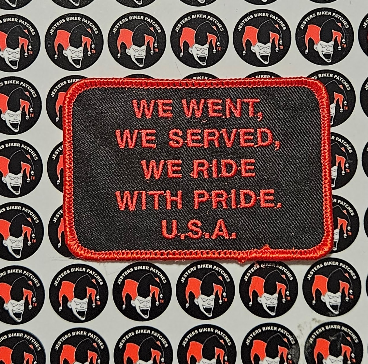 Military Served Embroidered Patch MW015