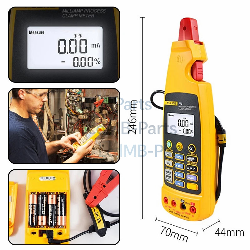 For Fluke 773 Milliamp Process Clamp Meter 4 to 20 mA Signals Loop Calibrator