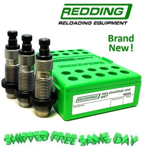 Redding Full Length 3 Die Set for 9mm Luger BRAND NEW! # 80172