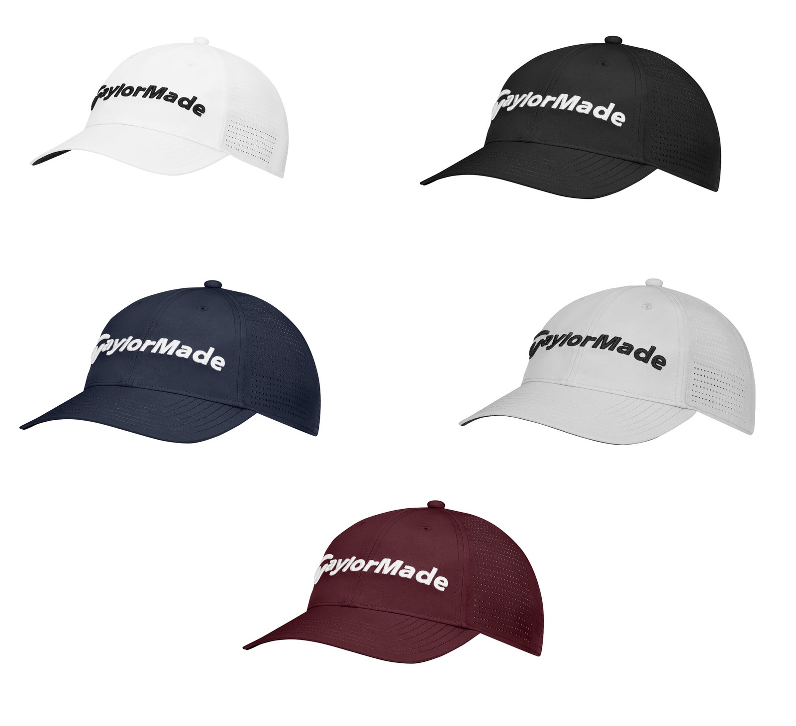 TaylorMade Mens Litetech Hat Adjustable Golf Cap - New 2026