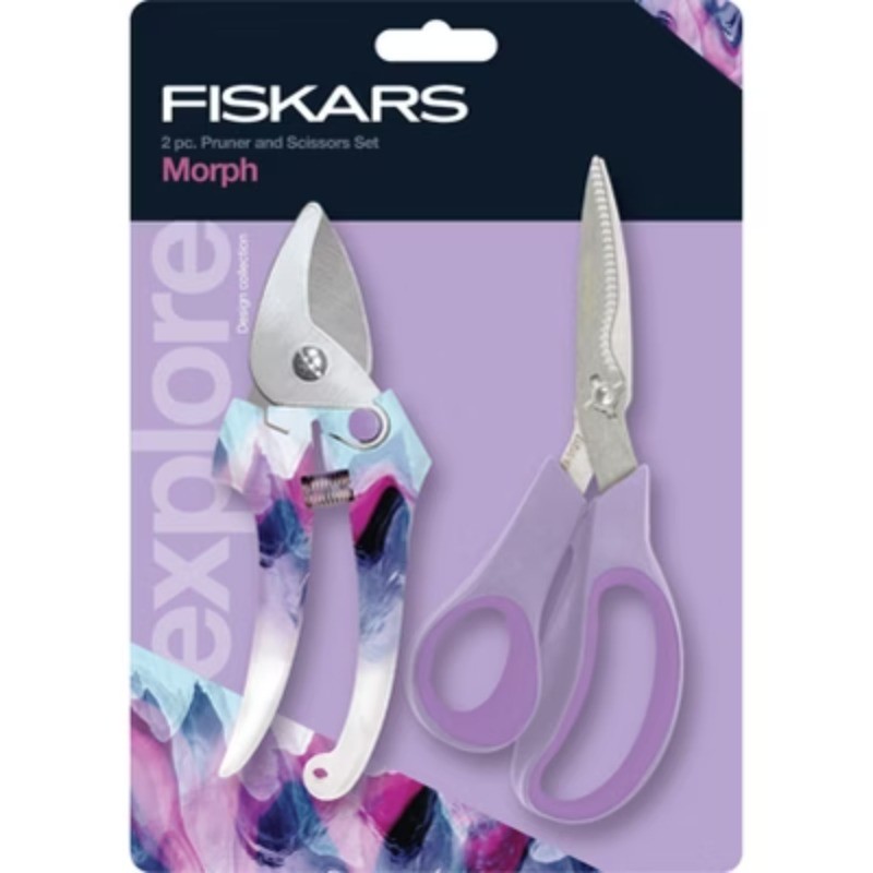 2pc Designer Pruner Garden Tool Set Lavender
