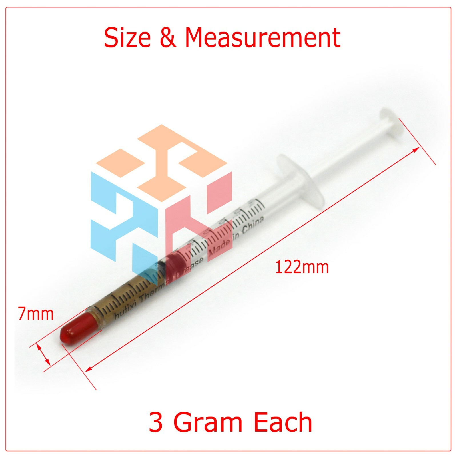 1PCS Silver Thermal Grease CPU Heatsink Compound Paste Syringe