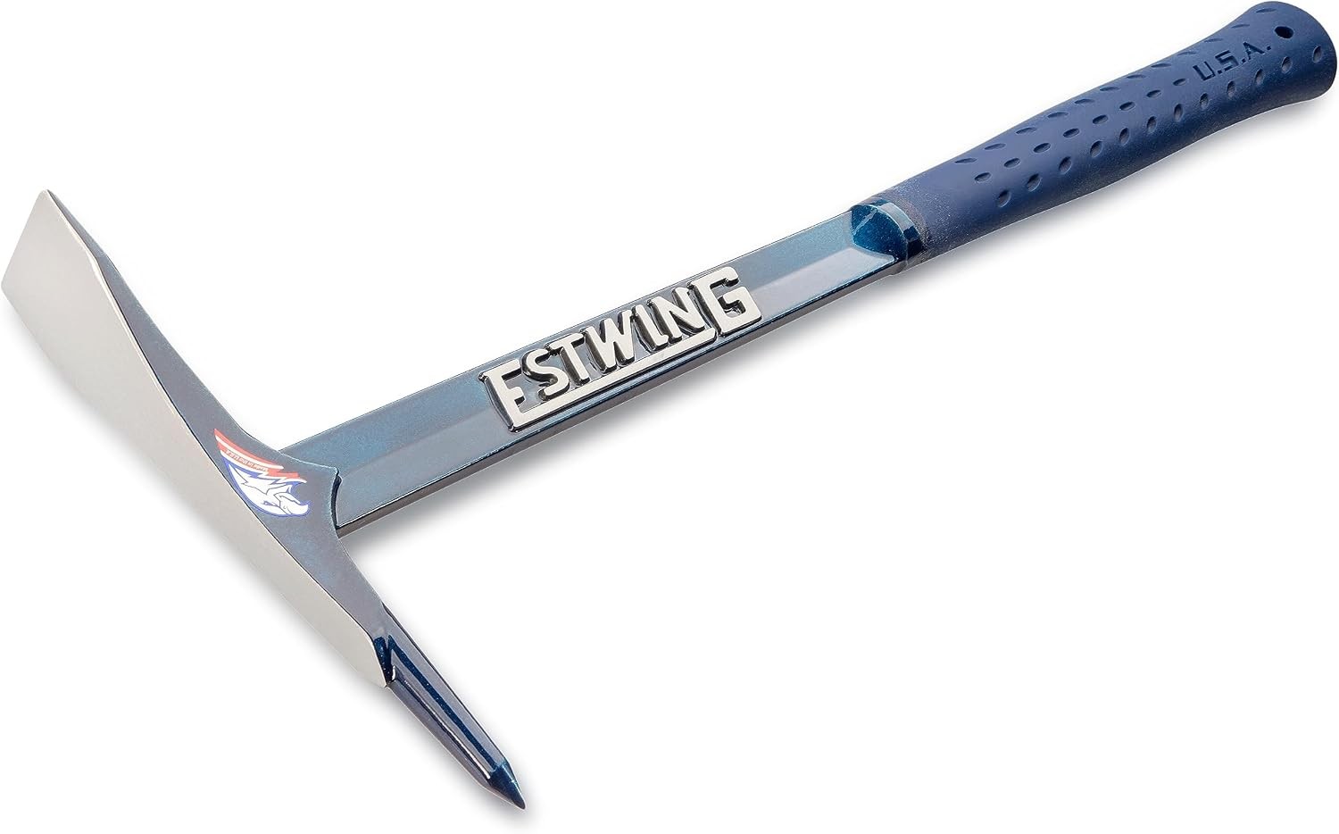 ESTWING Burpee Rock Pick - 17" USA Made Geologist Tool with Pointed Tip & Shock
