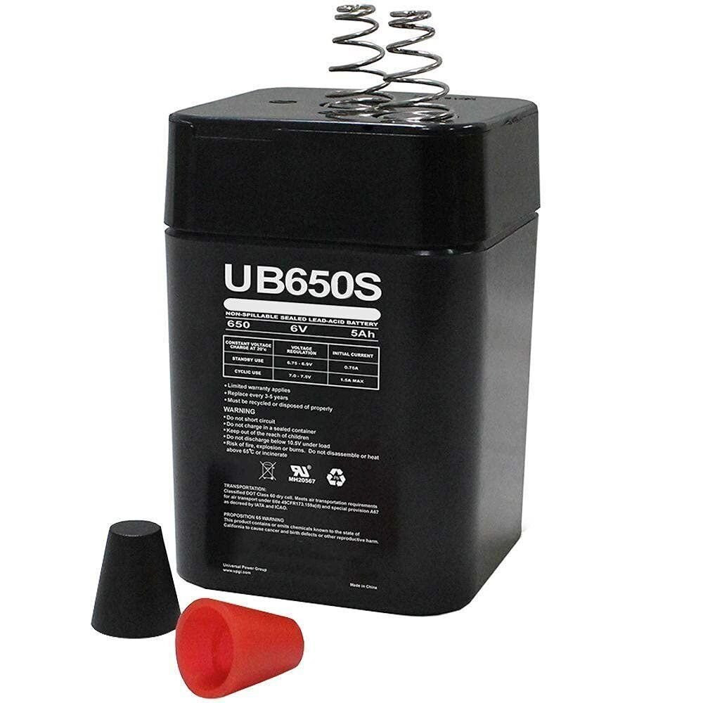 American Hunter 6V 5A Rechargeable Lantern Battery Spring Top Black