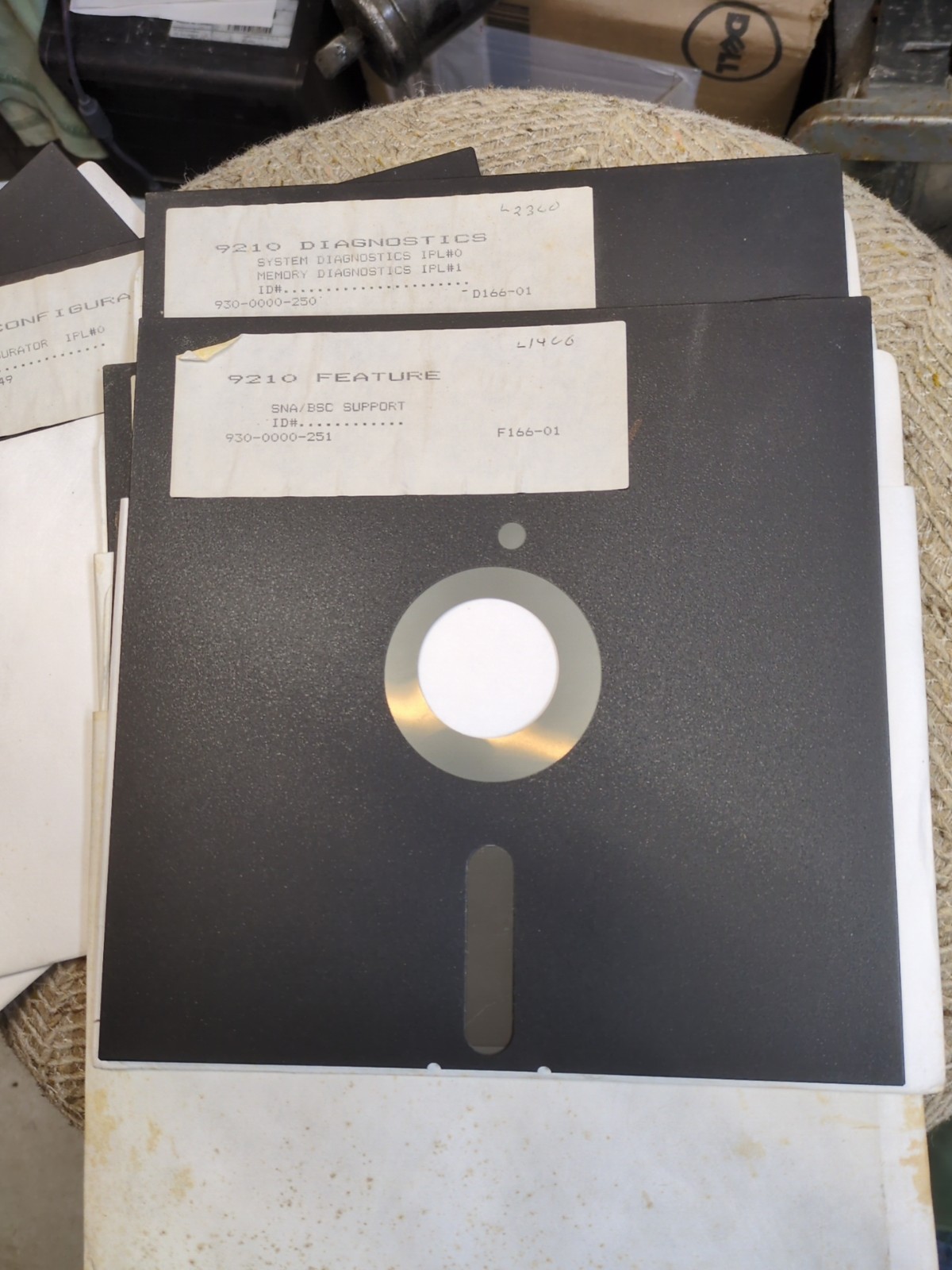Lot Of 6 Harris Systems Computer 8" Floppy Discs As Is Untested