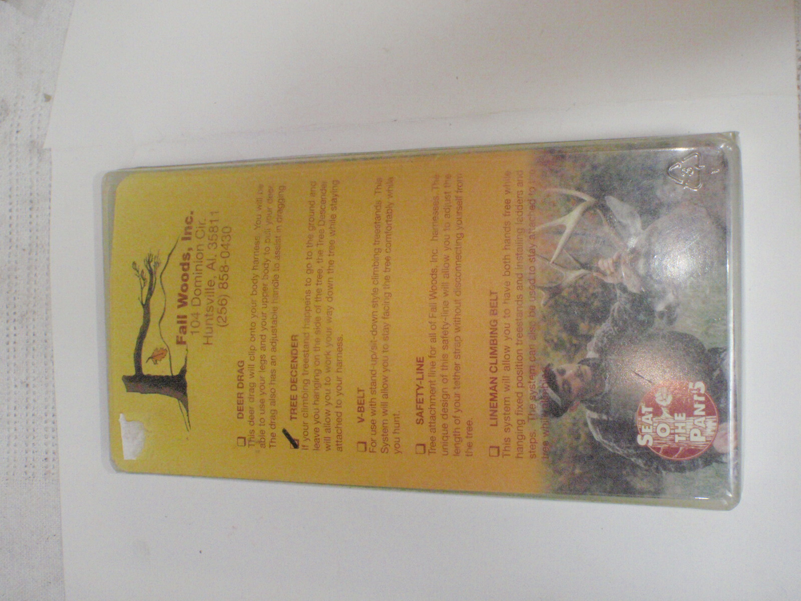 Fall Woods Tree Descender  Hunting T-001 New Seat O The Pants Safety harness