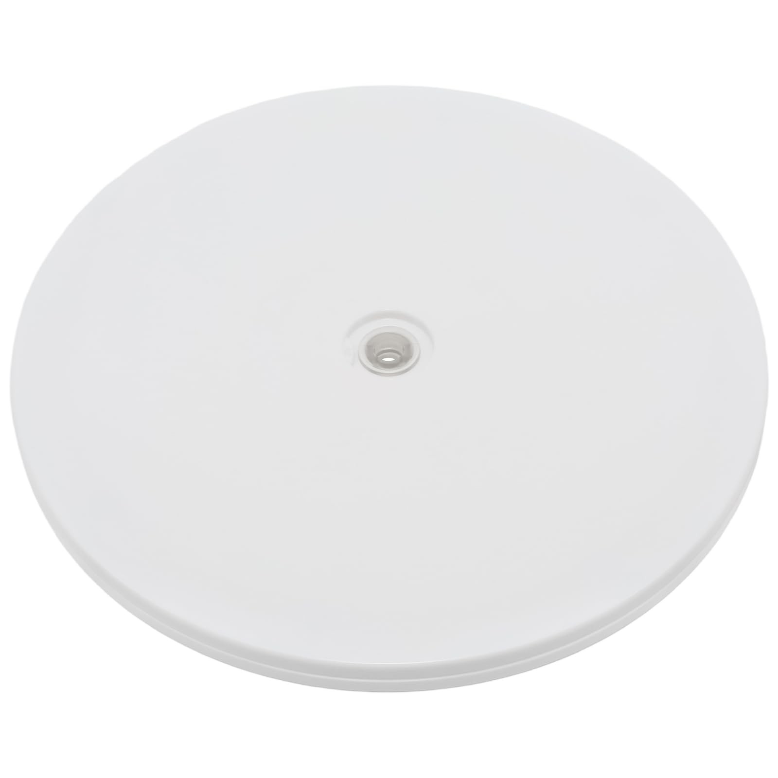 1 Pcs White 8 inch Acrylic Lazy Susan Rotating Turntable Organizer Bearings -...