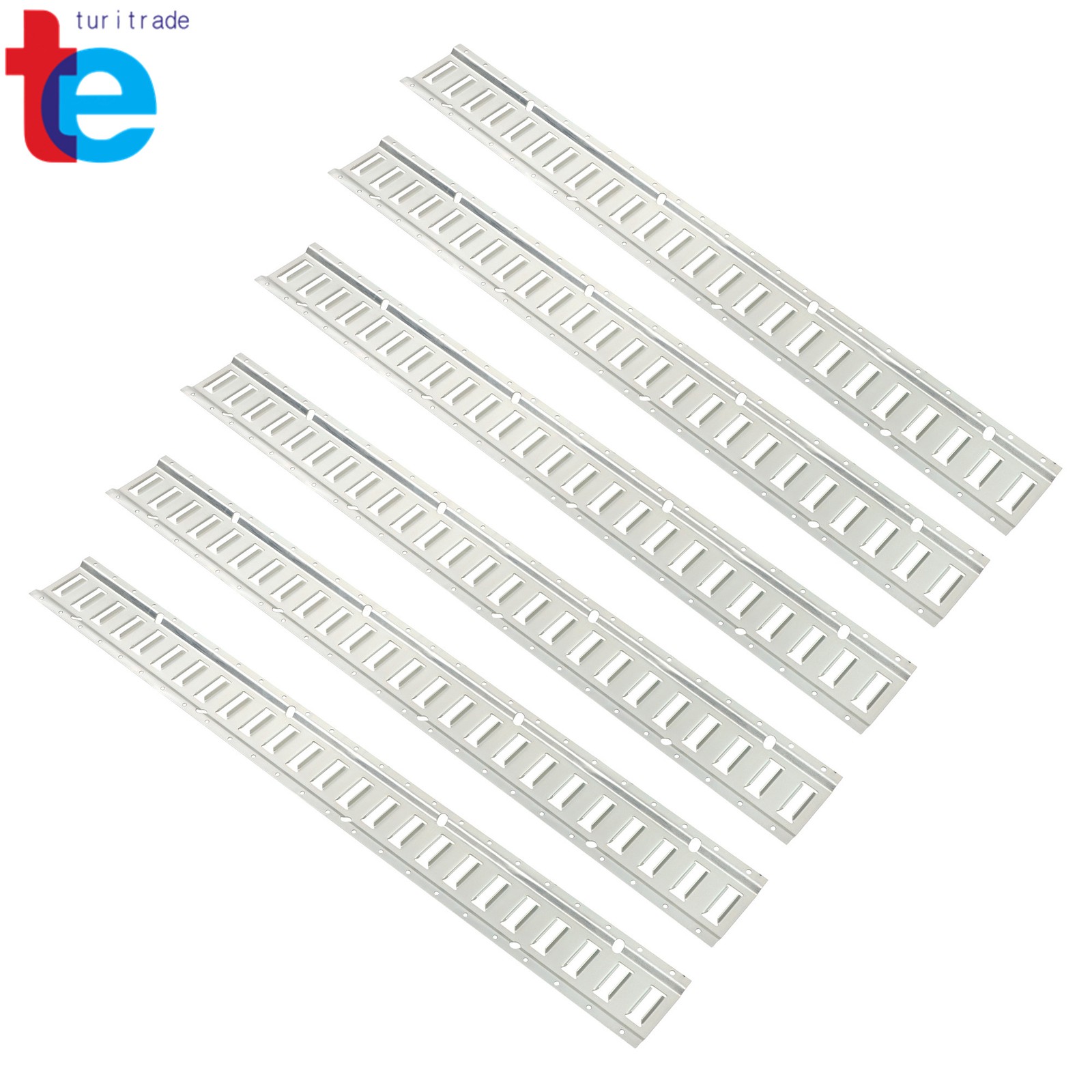 E Track Tie Down Rail Kit 4' (6 Pack) for Garages Vans Trailers