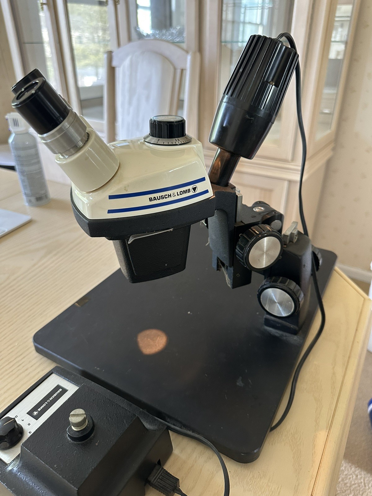 Bausch & Lomb StereoZoom 4 Microscope System – Fully Functional w/ Clean Optics