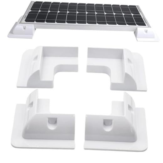 4pcs Solar Panel Mounting Brackets Kit, Dill 4 pcs corner mounting brackets