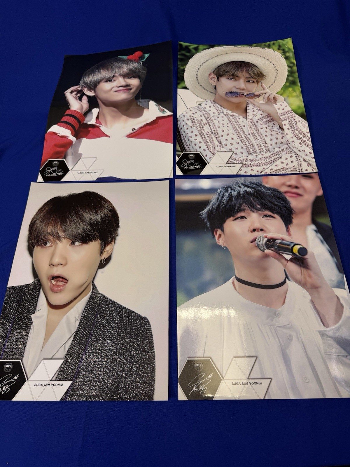 BTS Official Large Poster Lot 27 Glossy Prints V SUGA Group K-Pop