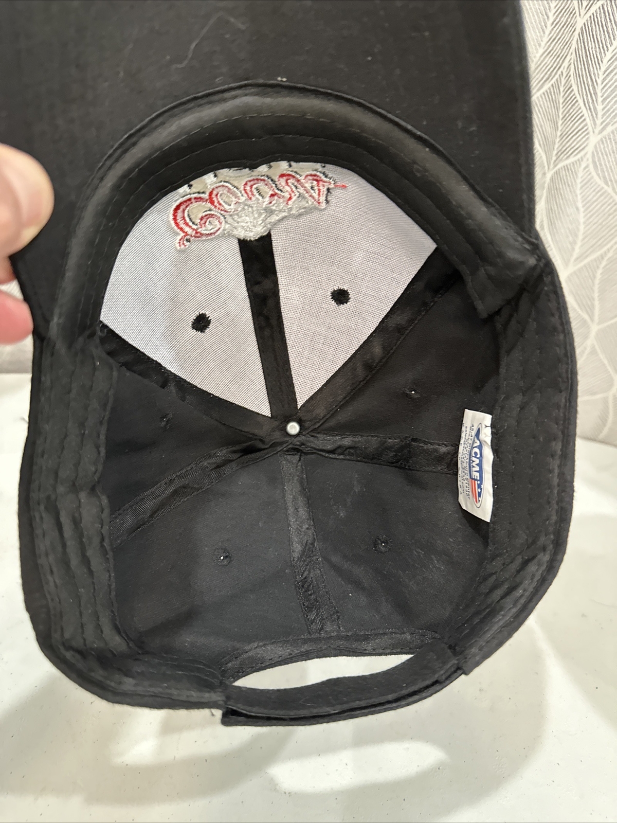 Coors Light Hook and Loop Strap Black Hat
