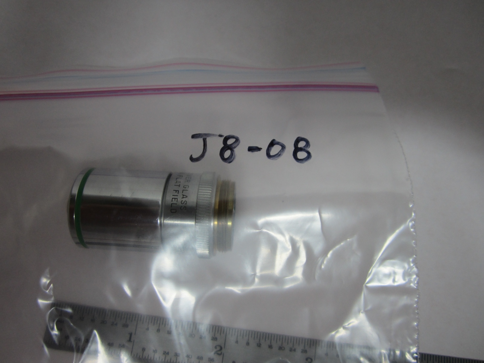 MICROSCOPE PART INDUSTRIAL BAUSCH LOMB 10X OBJECTIVE OPTICS AS IS BIN#J8-08