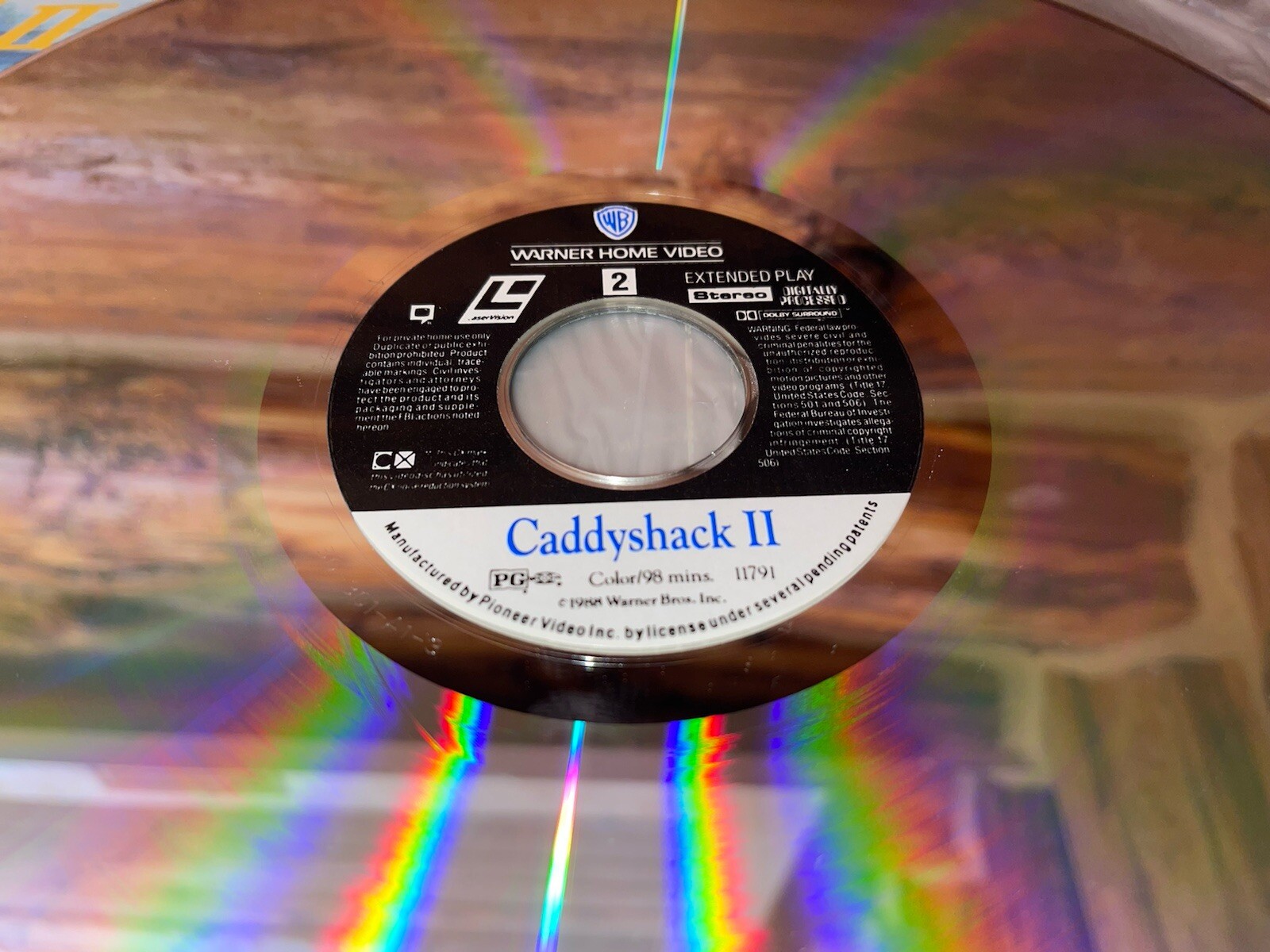 Caddyshack II - Laserdisc - Chevy Chase Caddyshack 2