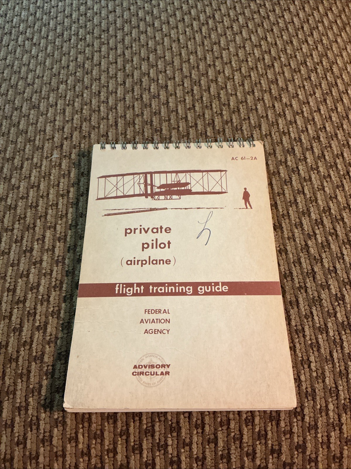 FAA AC 61-2A Private Pilot (Airplane) Flight Training Guide Revised 1964, Spiral