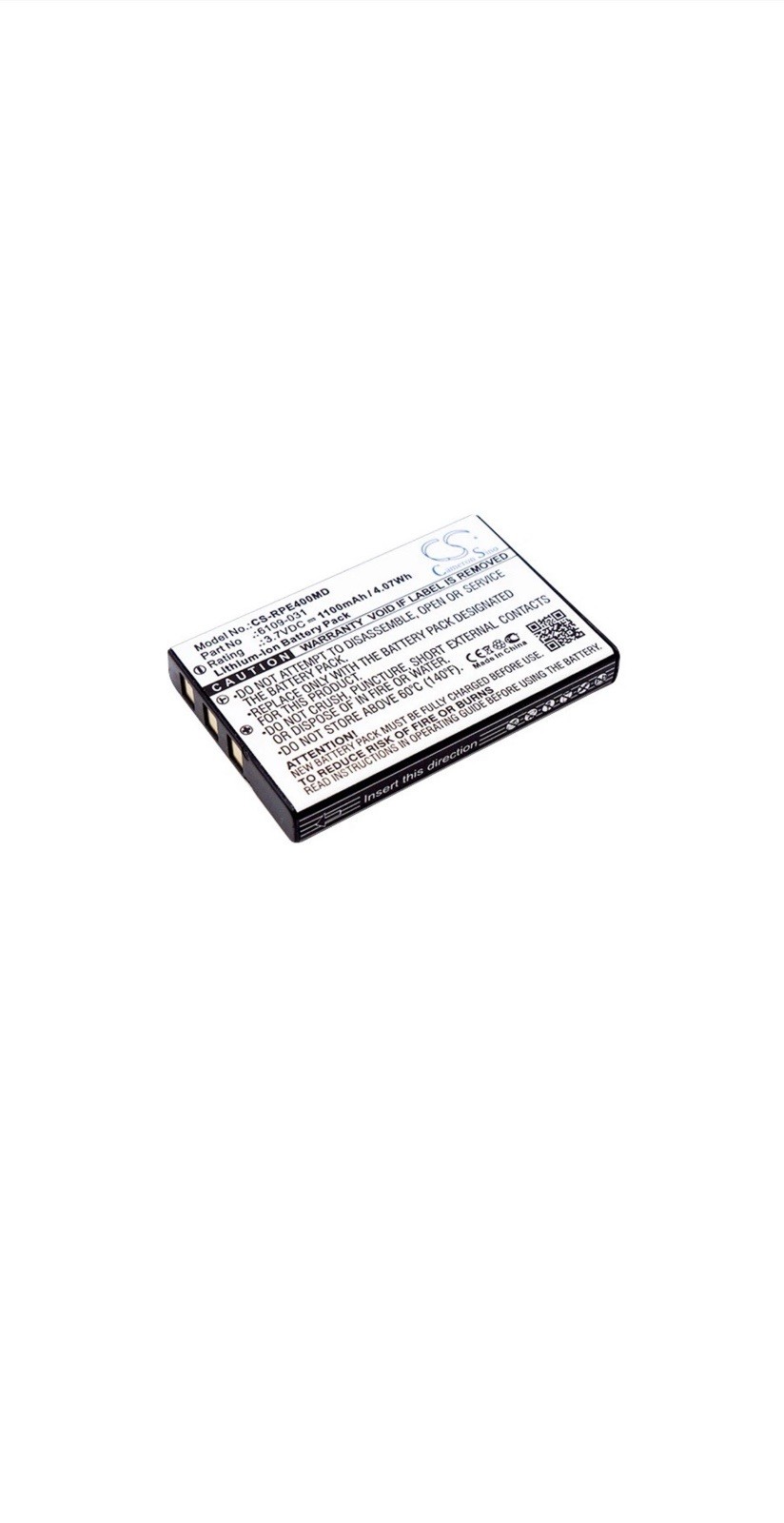 1100mAh Battery for Rainin E4 pipette,E4 XLS+ electronic Pipettes