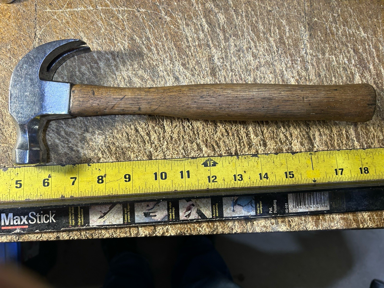 HTF FULTON Nickel Plated Claw Hammer