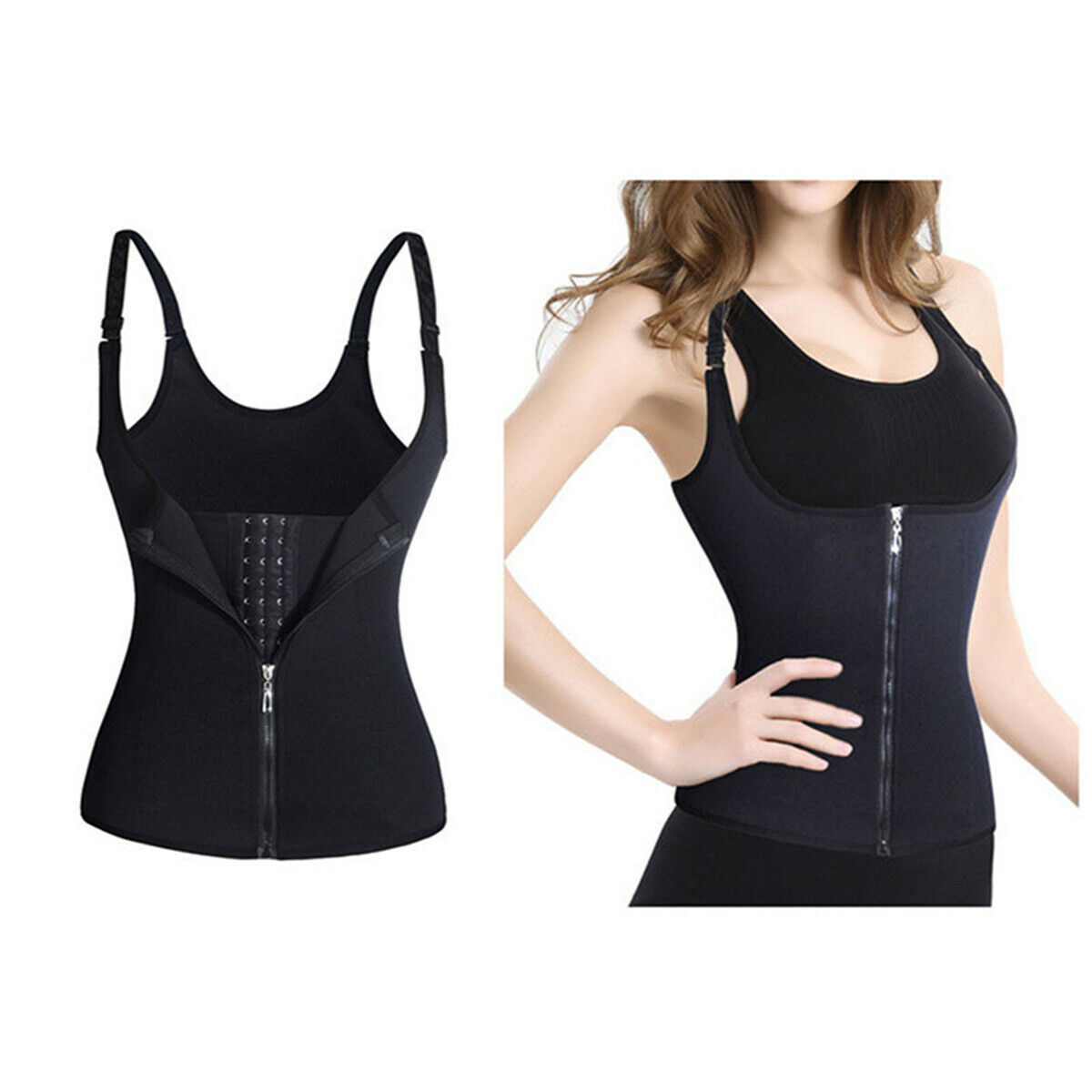 1PC Women Vest Shaper Waist Slimming Corset Weight Loss Underwear Trainer Girdle