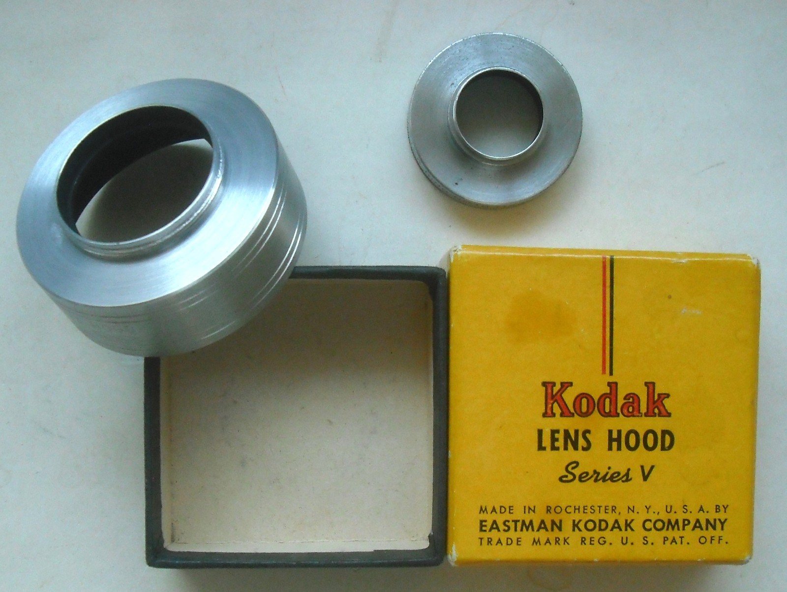 Vintage Camera Series V 5 Kodak Adapter #18 & Lens Hood in Original Box