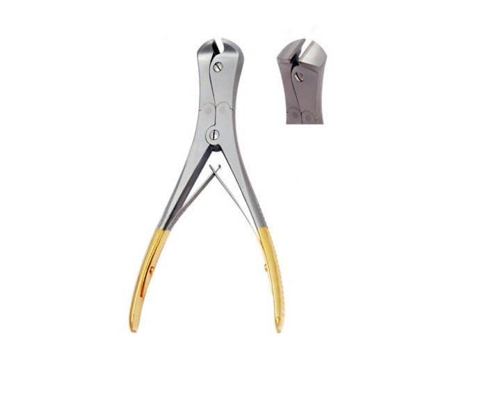 Wire & Pin Cutter, 5.3/4", Double Action, T.C. Front Cutting Pattern