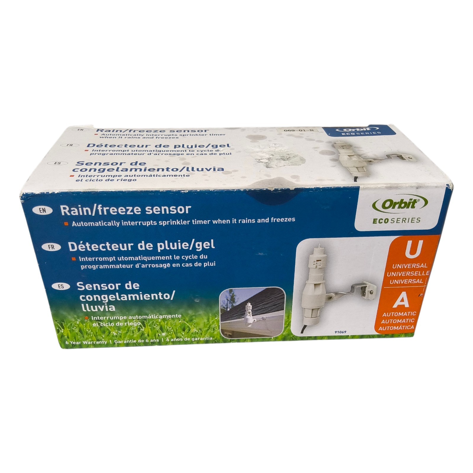Orbit Eco Series 91069 Rain Freeze Sensor Universal Automatic New NIB Sprinkler