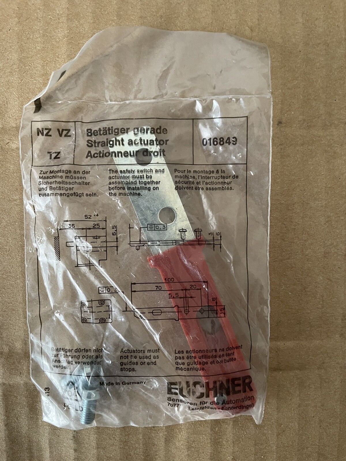 016849 NZ.VZ TZ EUCHNER