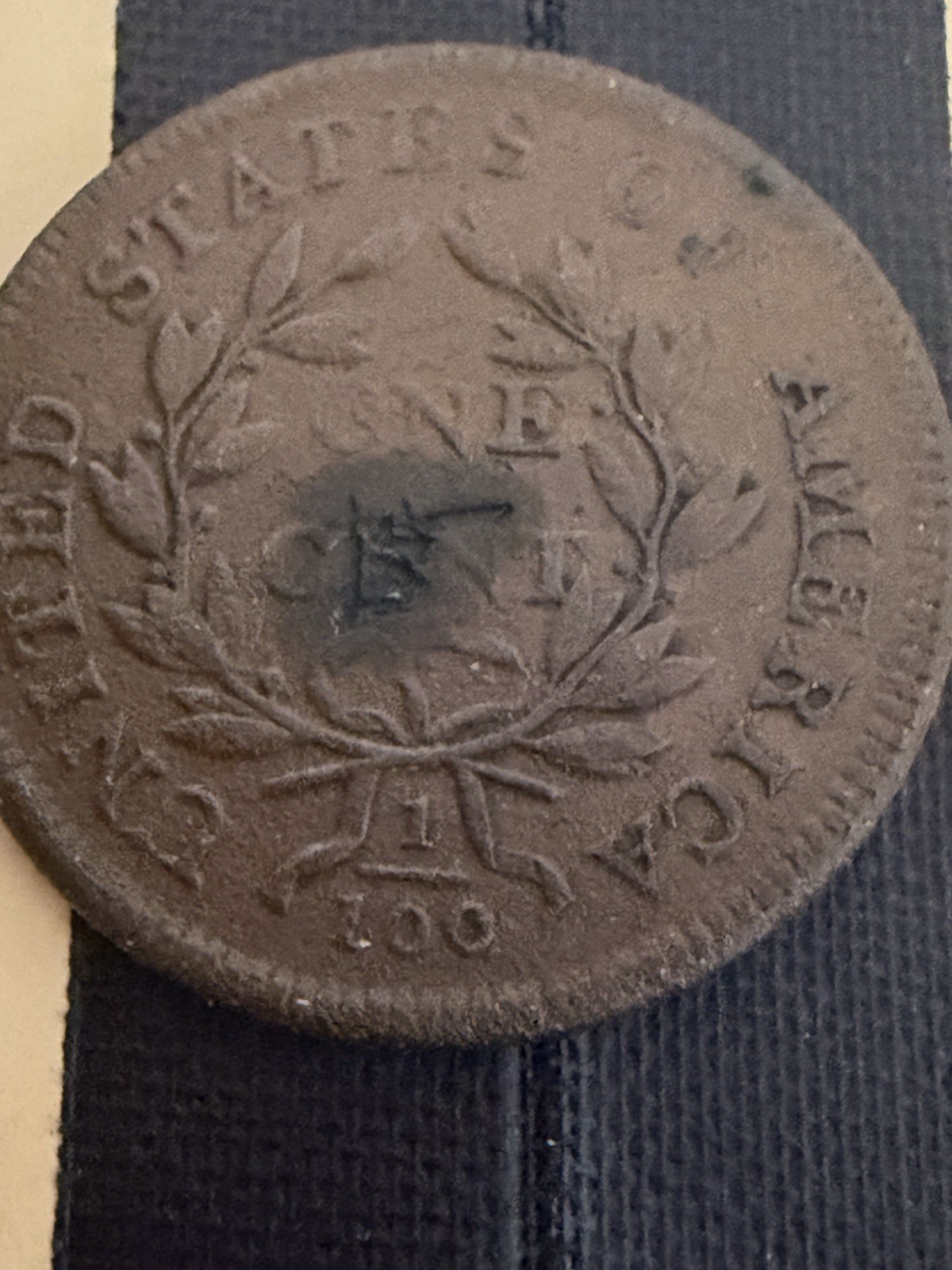 1807 Comet Large Cent VG/F