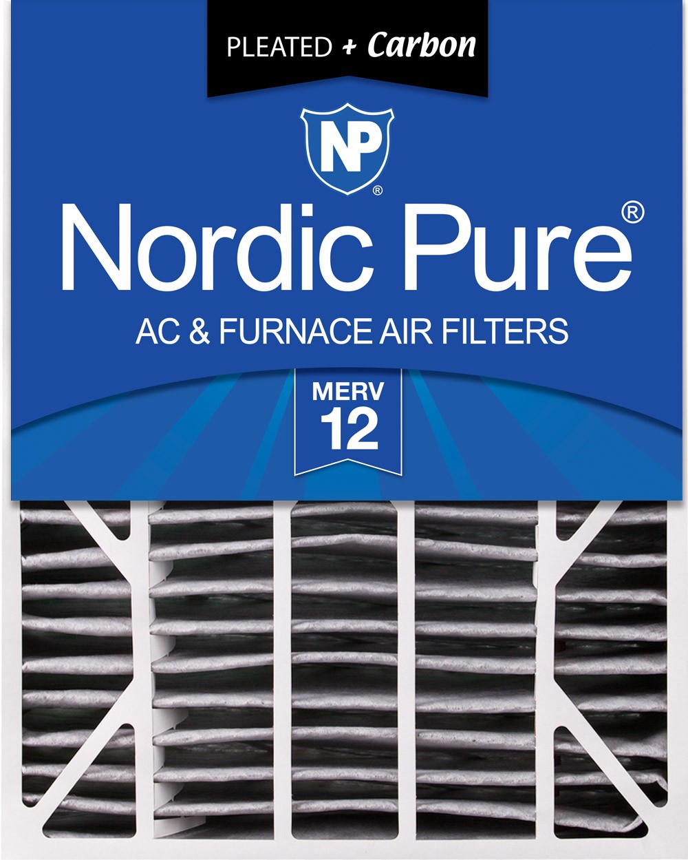 20x25x6 Aprilaire 2200 Replacement Filter #201 MERV 12 Pleated + Carbon 1 Pack