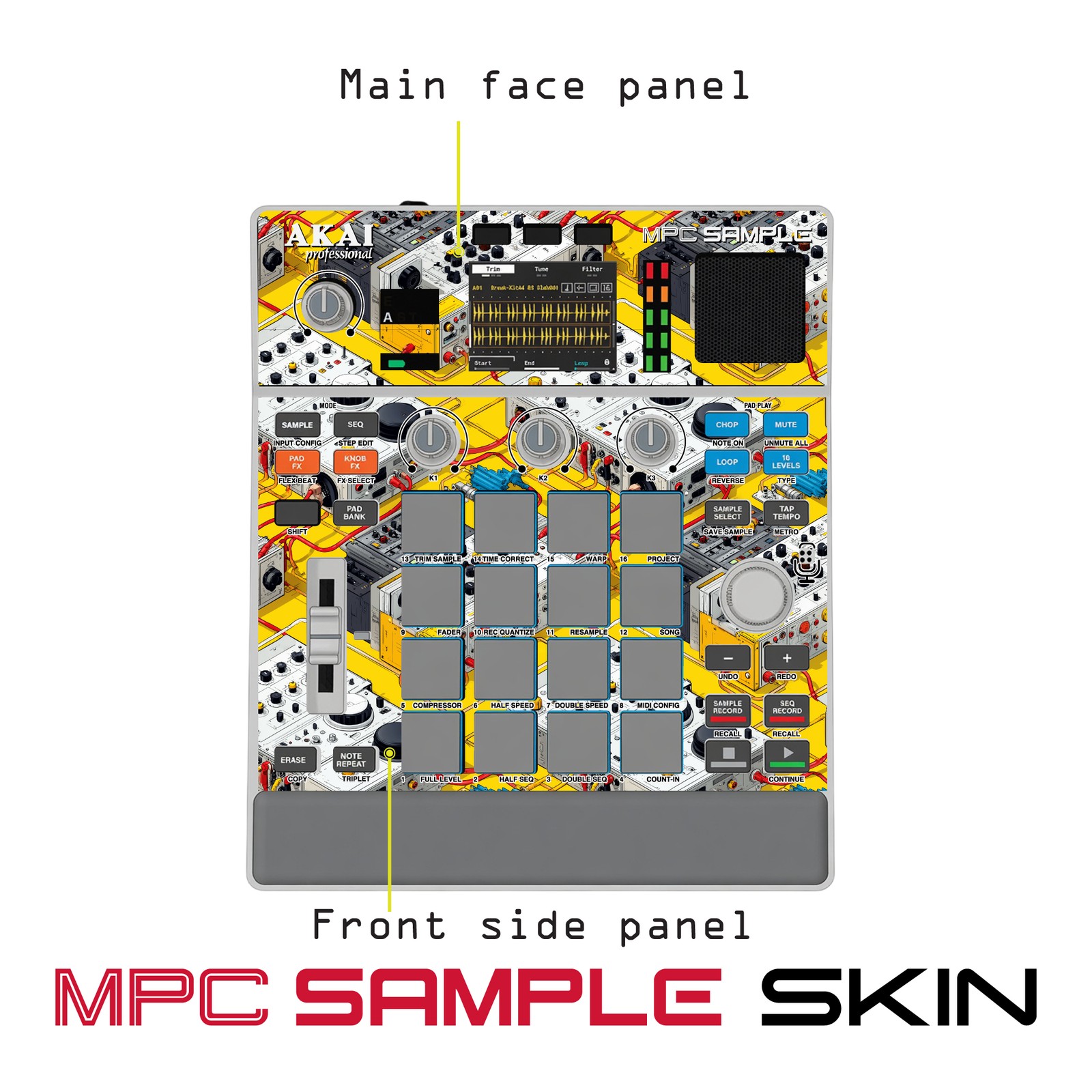 Akai MPC Sample Skin / sunshine circuitry