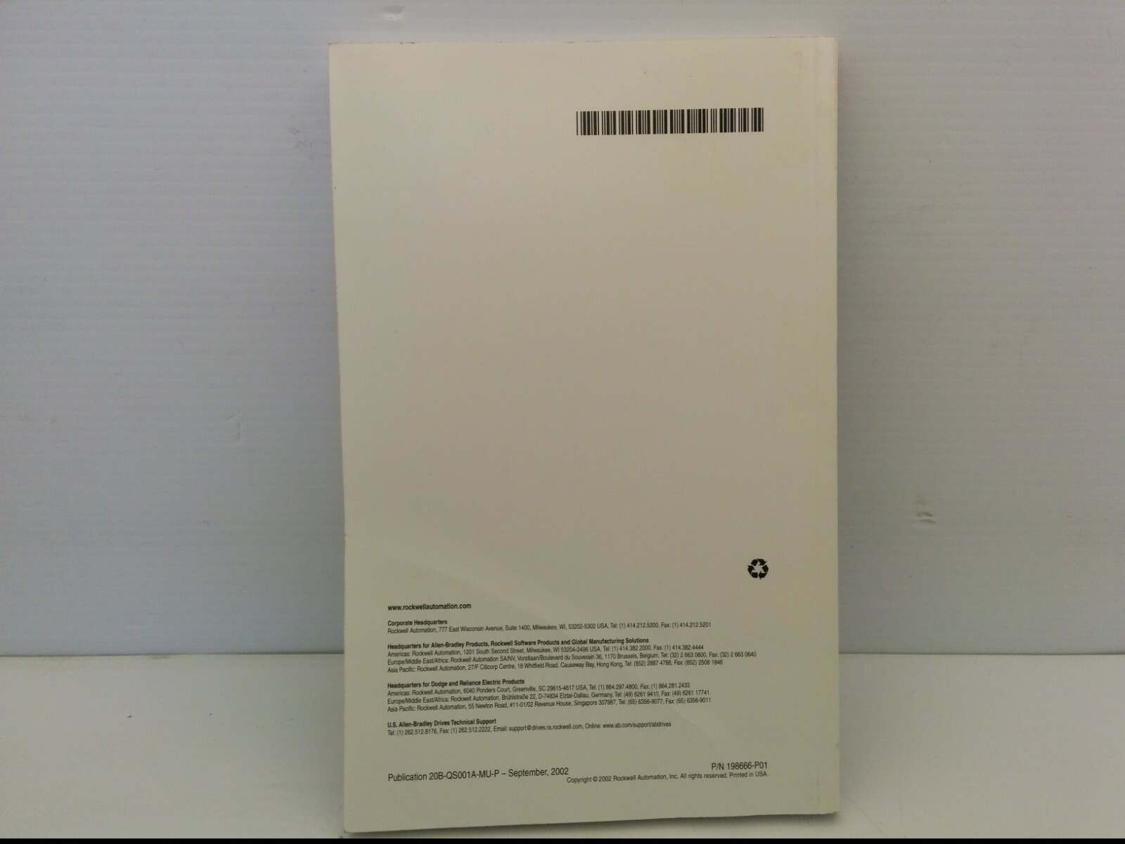 ALLEN BRADLEY POWERFLEX 700 QUICK START, ADJUSTABLE FREQUENCY AC DRIVE