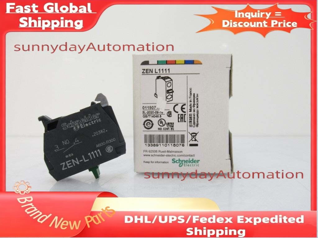 Schneider Electric ZENL1111 Single Contact Block, Sold By Unit US Free TAX
