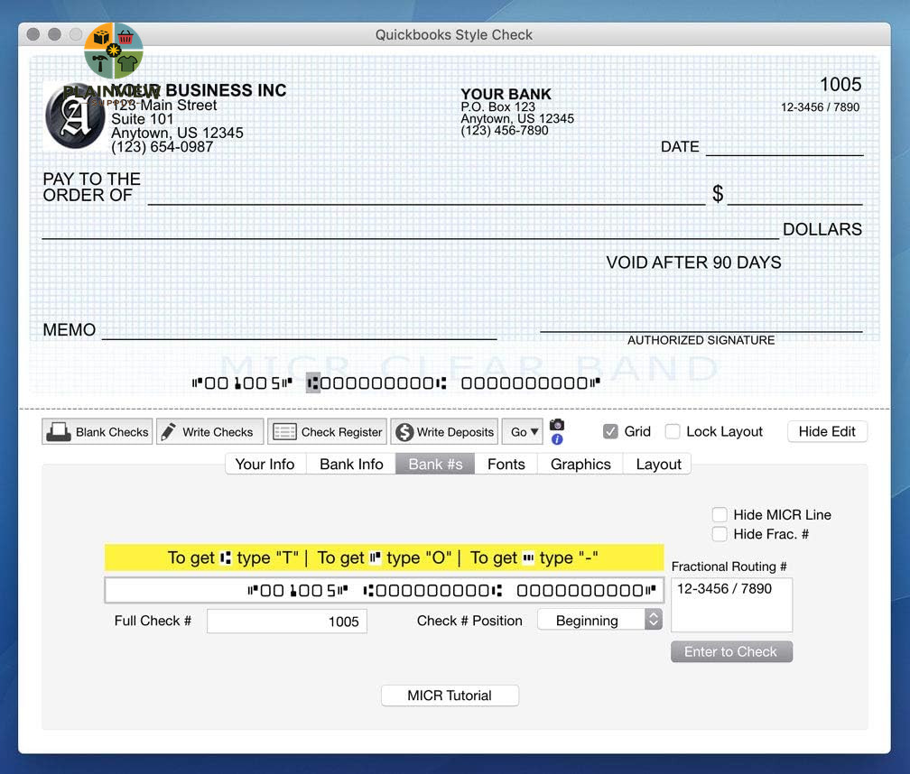 - Windows & Mac Check Printing Software