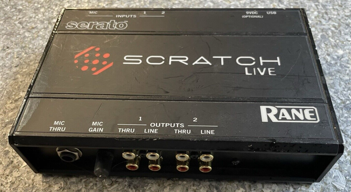 Rane Serato Scratch Live SL DJ Audio Interface No Power Cord