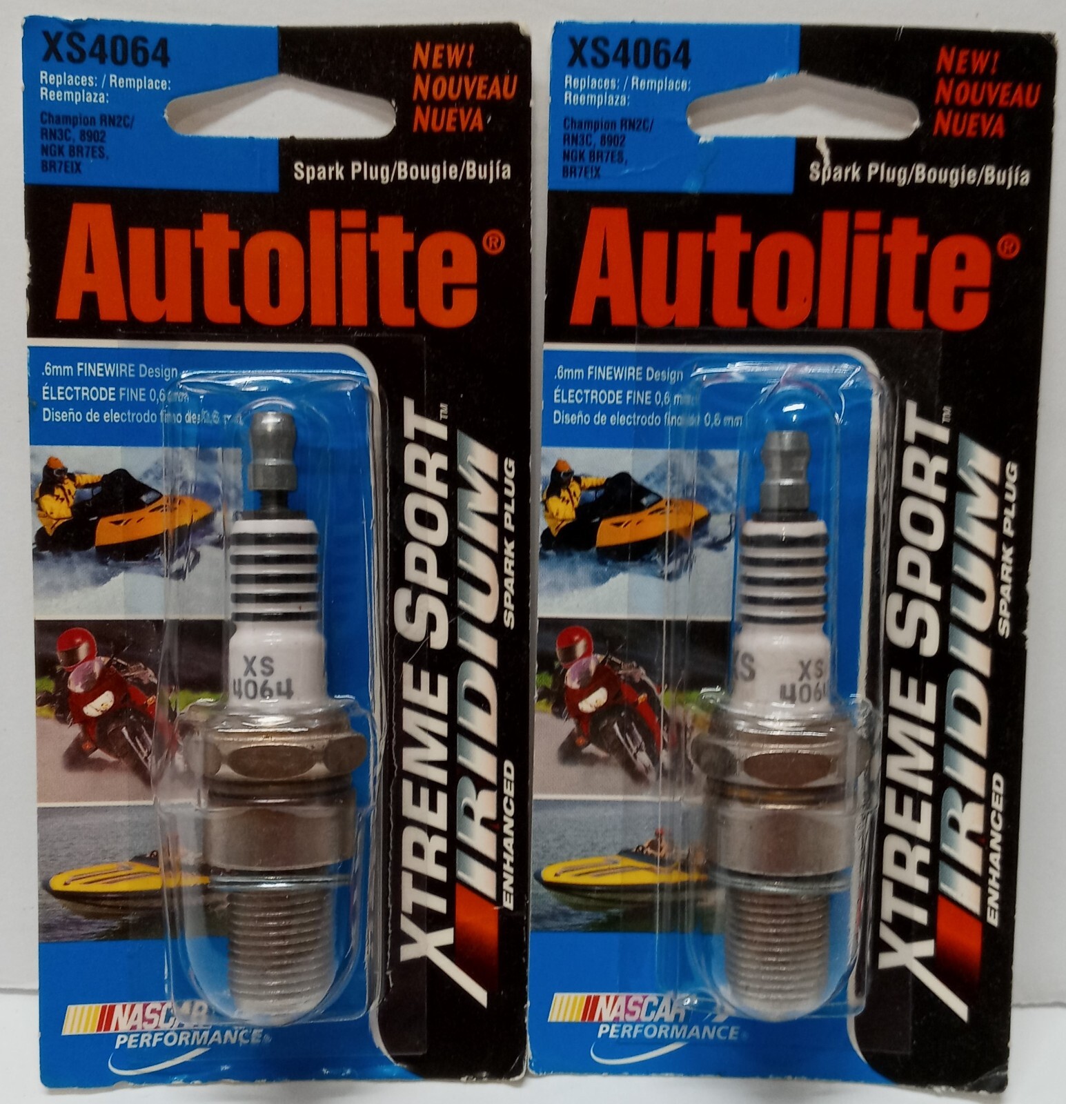 Lot of 2 Autolite Spark Plug XS4064 Xtreme Sport Iridium.....................5G