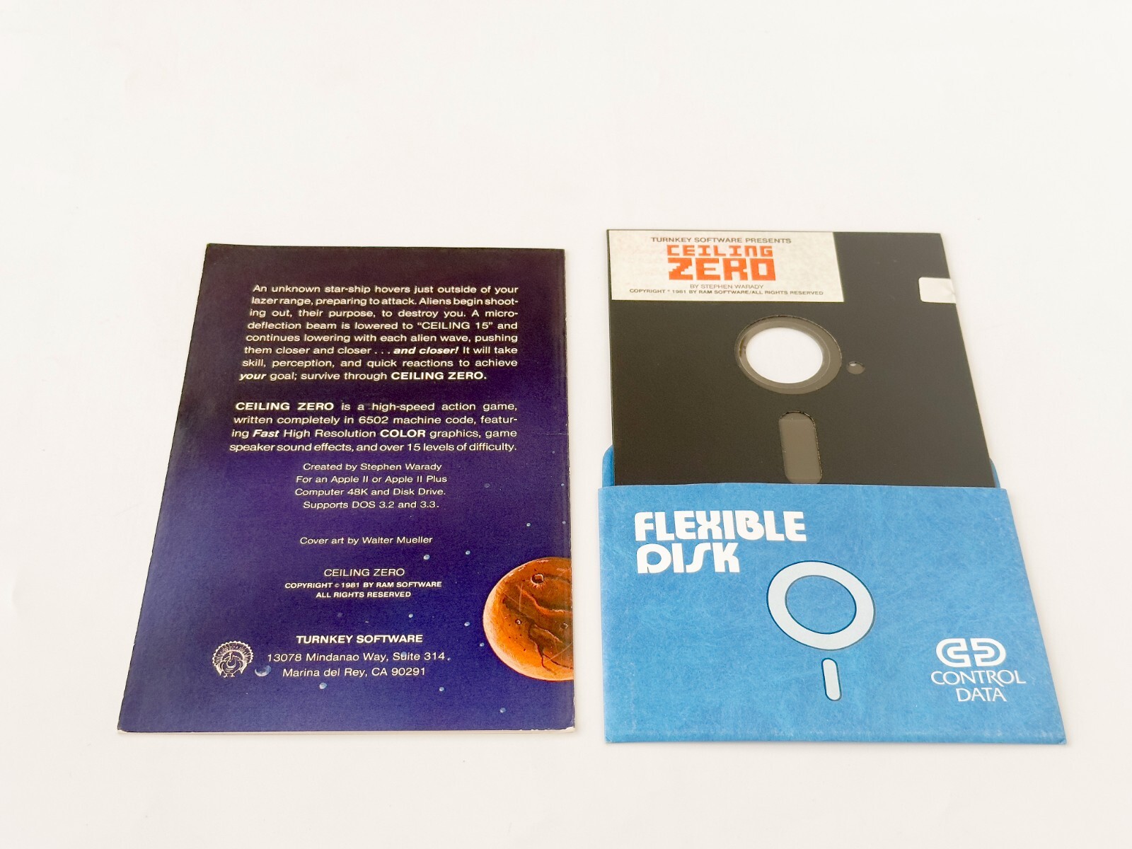 Ceiling Zero - Turnkey Software - 1981 / Apple II