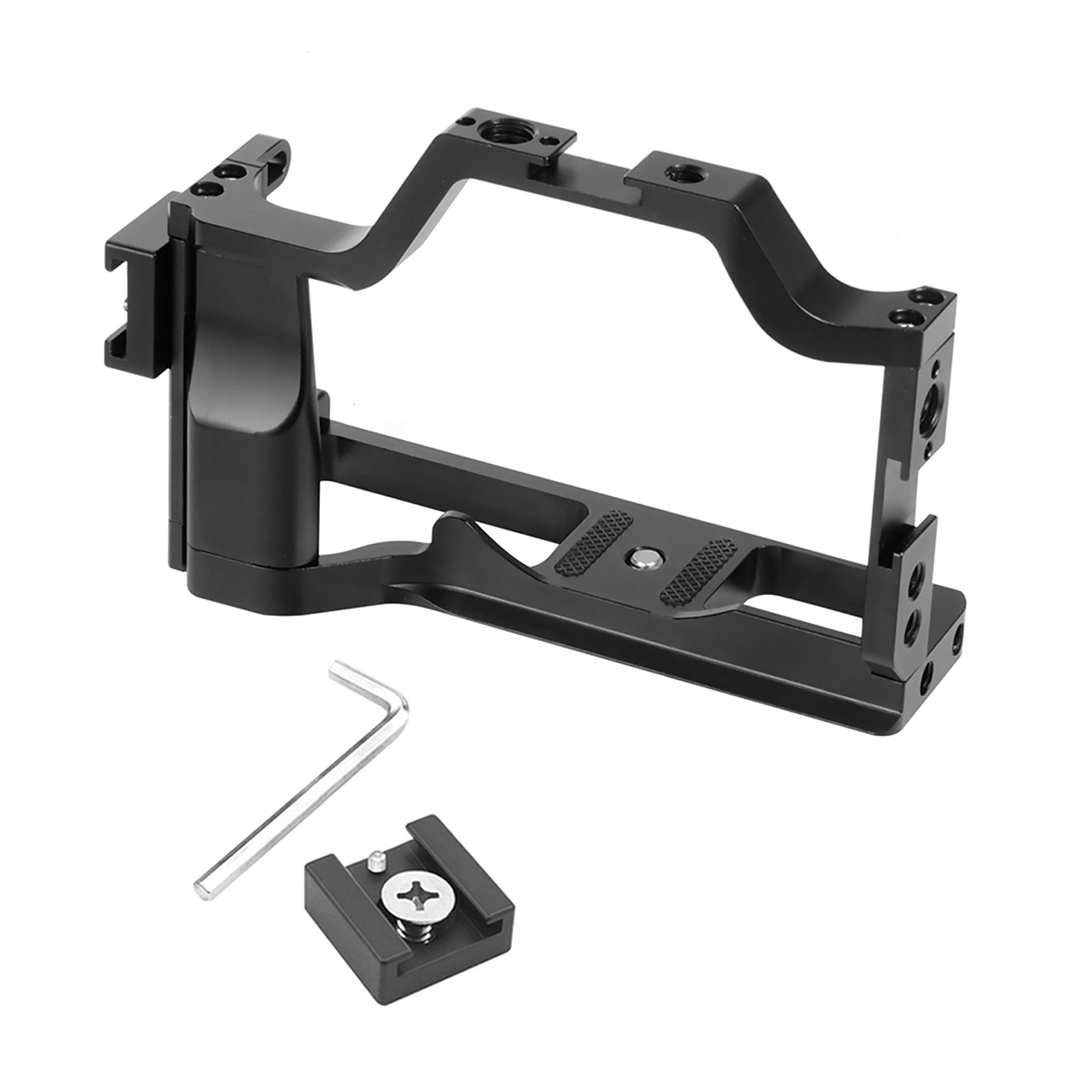 Camera Cage For Canon M5 M50 M50II DSLR Camera Rabbit Case Rig With Cold Shoe