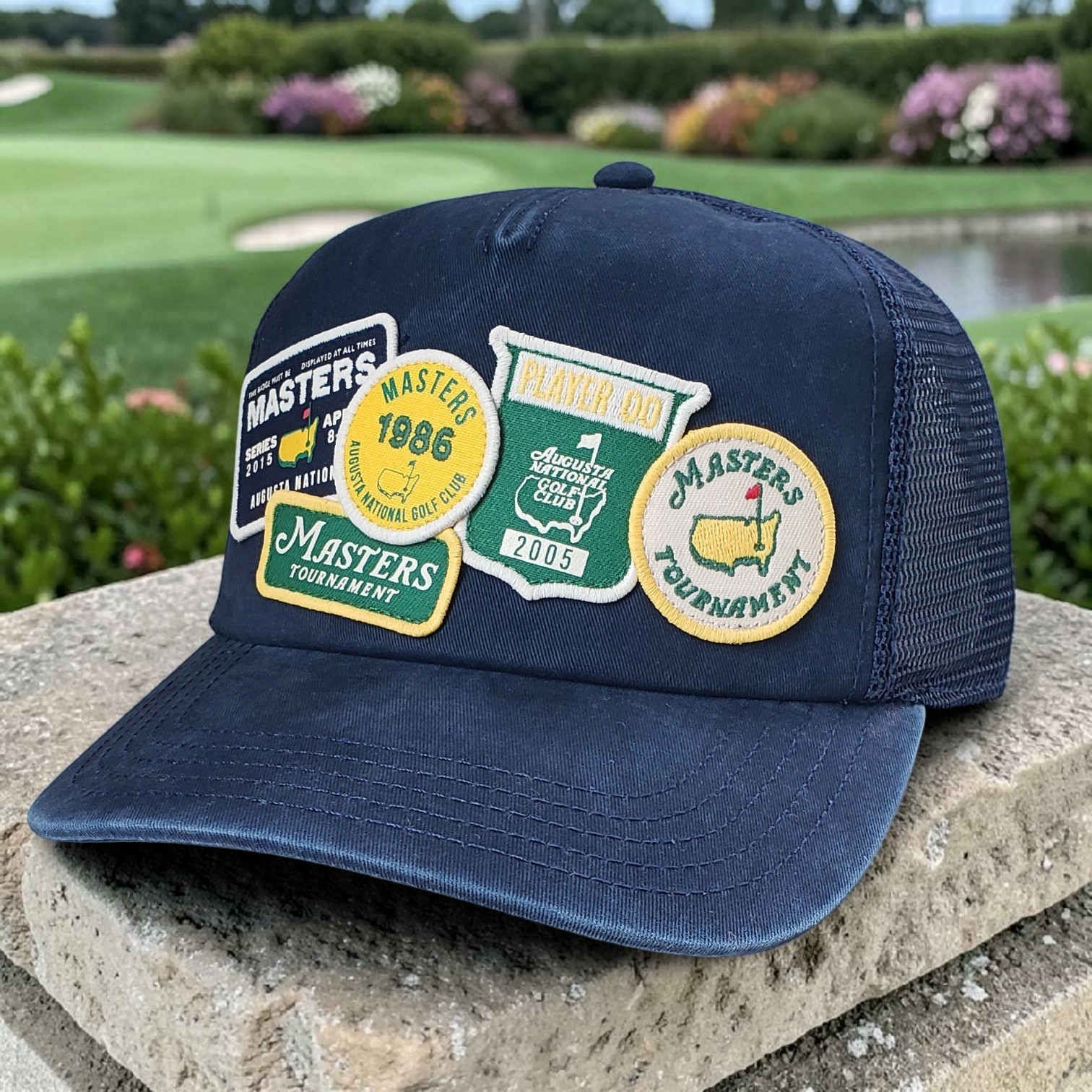 Masters Tournament Augusta National Blue Hat American Needle Patch Snapback NWT