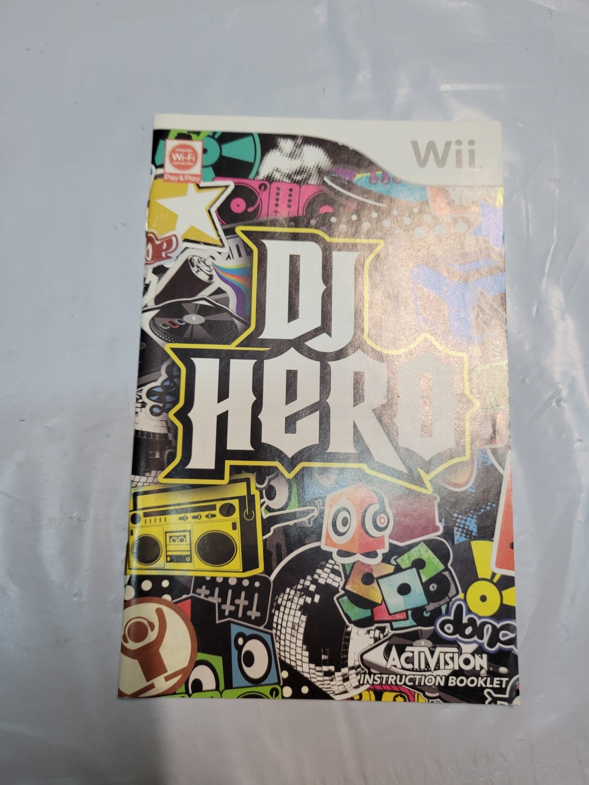 (Manual Only) DJ Hero only - Nintendo Wii  Authentic Instruction Booklet