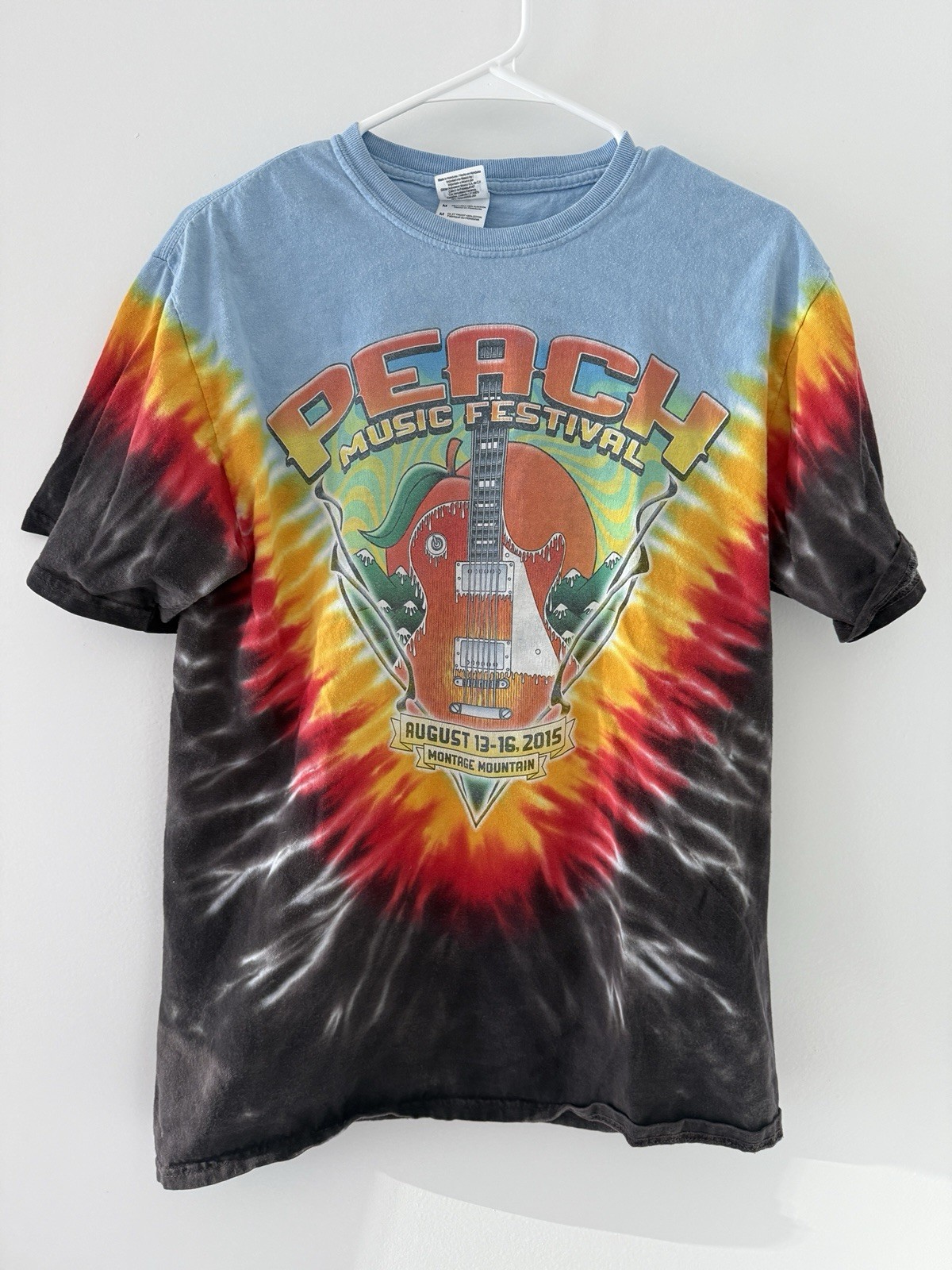 PEACH MUSIC FEST 2015 Concert Tour Shirt Medium Allman Bob Weir Billy Strings