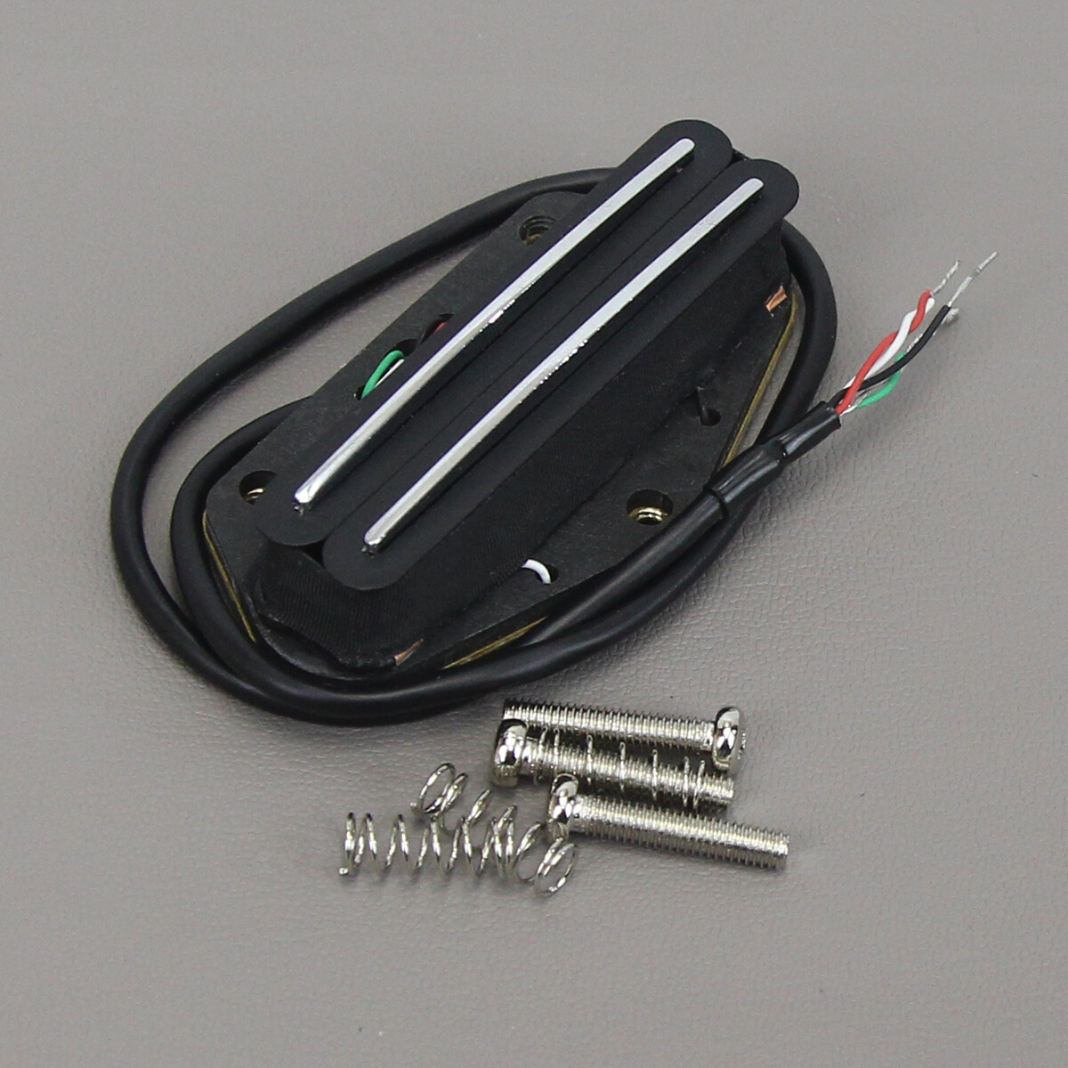 FLEOR Alnico 5 Dual Rail Mini Humbucker Guitar Bridge Pickup for TL Style, 9-10K