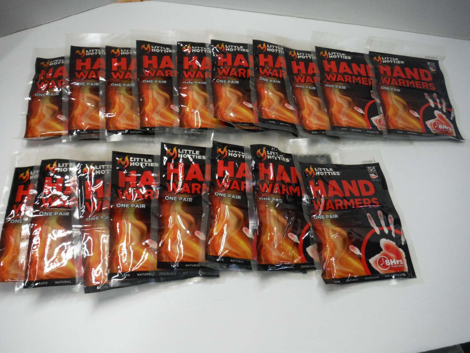 NEW LOT of 18 Little Hotties Hand Warmers - EXP 07/2022