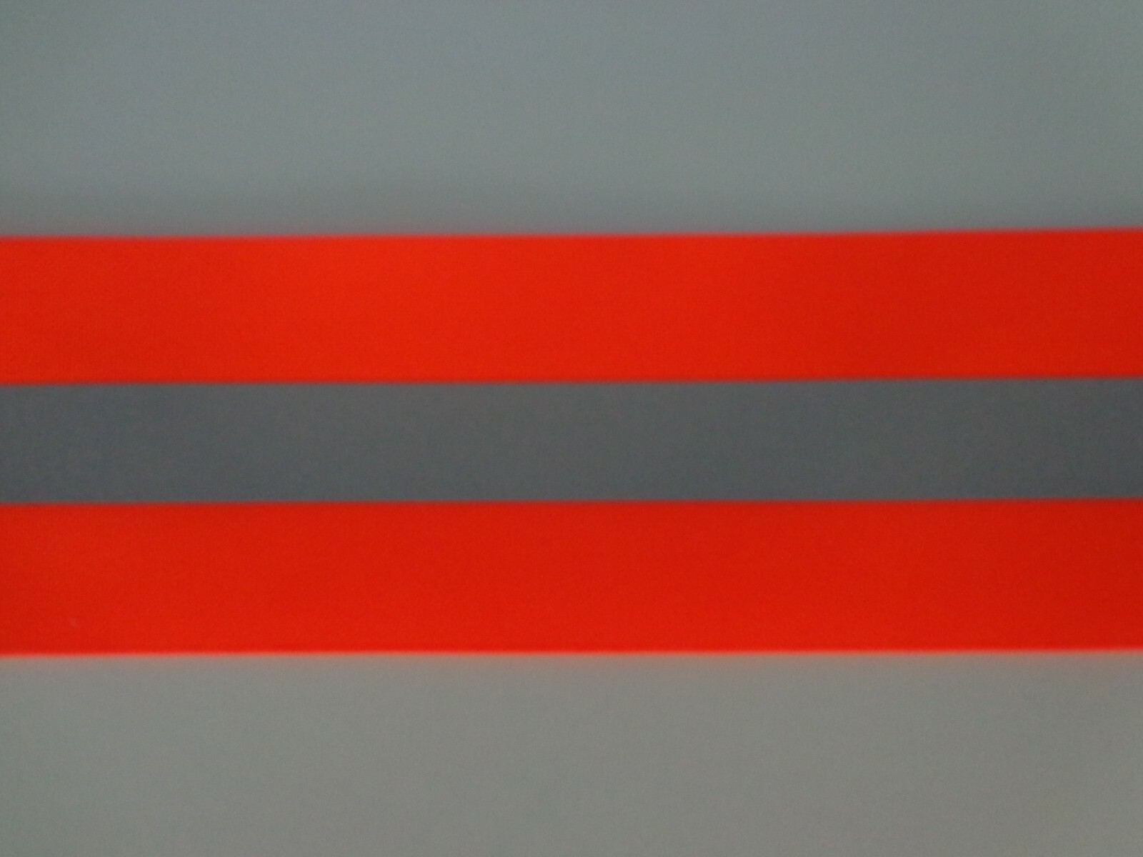 Orange Sew On Reflective Fabric Vest Trim sold per yard
