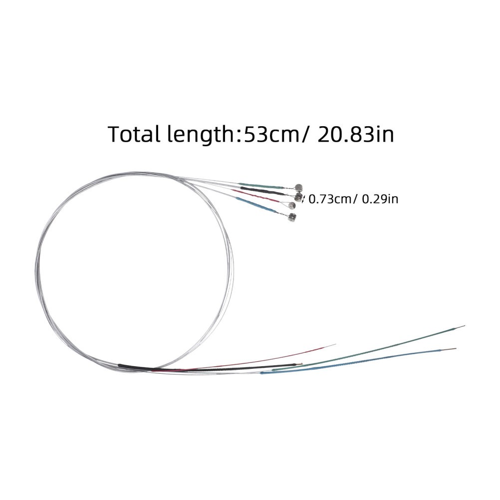 4 Pcs Replacement Strings Violin Fine Tuner Part Accessories Kit